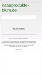 Mobile Screenshot of naturprodukte-blum.de